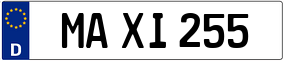 Truck License Plate